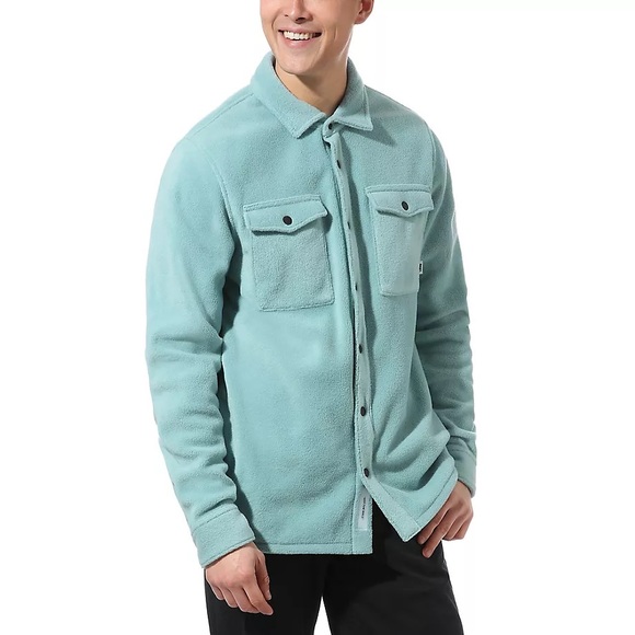 VANS Off The Wall Snap Up Teal Jacket - XXL - Picture 4 of 4